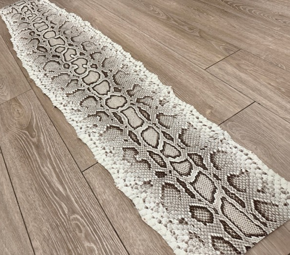 Natural Genuine Burmese Python Snake Leather 214 product photo 1