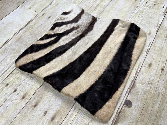 New Genuine Zebra Pillow Real African Burchell Cushion Leather Hide Taxidermy 08