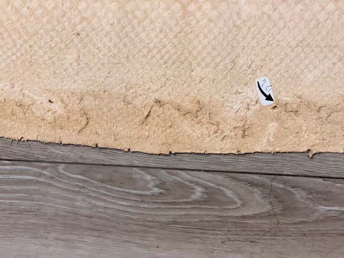 XL Tan Brown center Genuine Python Remnant Leather real hide snake skin 352