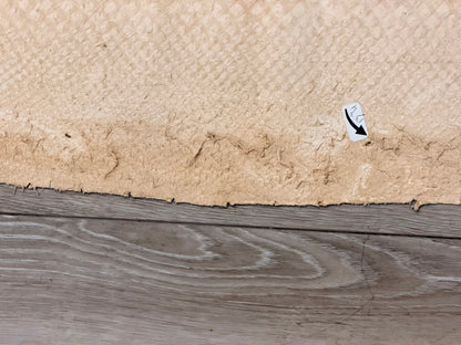 XL Tan Brown center Genuine Python Remnant Leather real hide snake skin 352