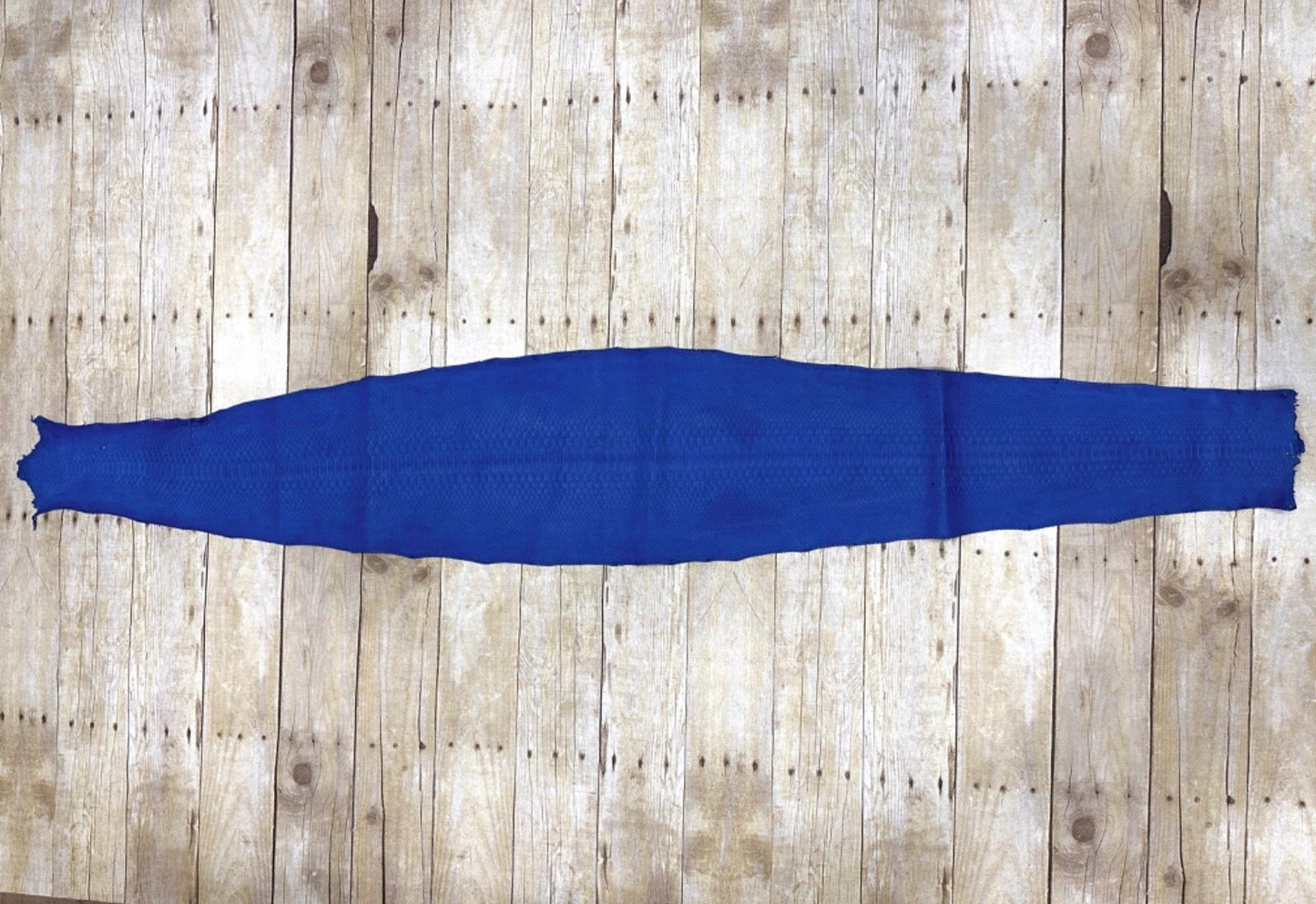 Blue XL Genuine Python Snakeskin Leather real hide snake skin Rattle Boa 308