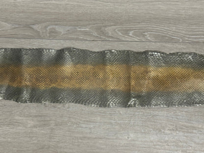 Green Natural Genuine Anaconda Snakeskin Leather real hide snake skin python 313