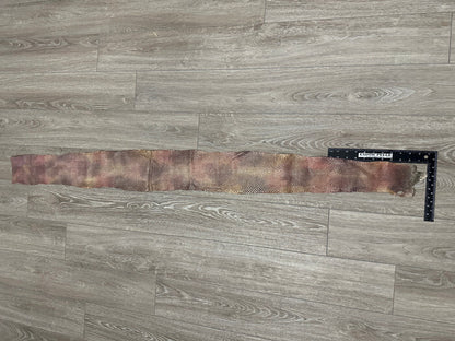 Multicolor Genuine Anaconda Leather real hide snake skin python boa rattle 273