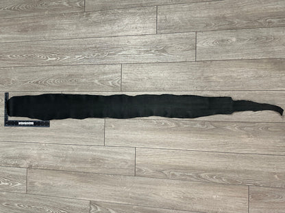 Black Genuine Anaconda Snakeskin Leather real hide snake skin python boa 173