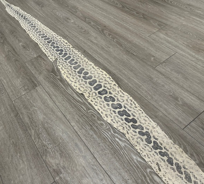 Bone Natural Pattern Genuine Anaconda Leather ANC377 product photo 1
