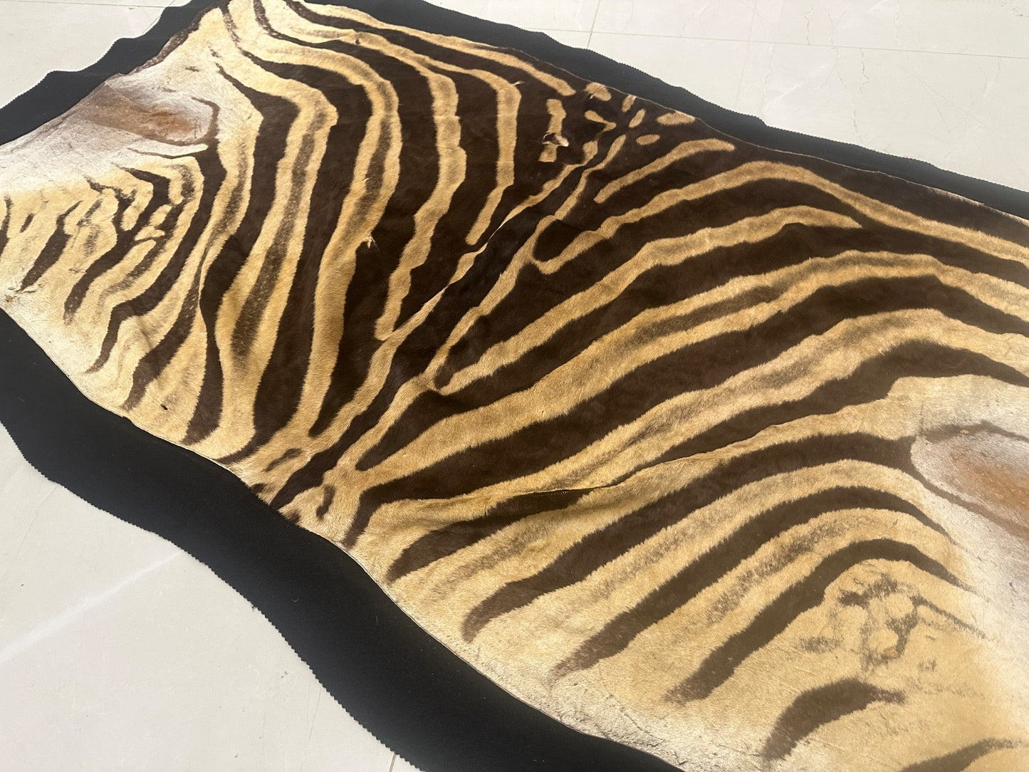 Natural Genuine Zebra Leather mini Rug ZBR18 product photo 2