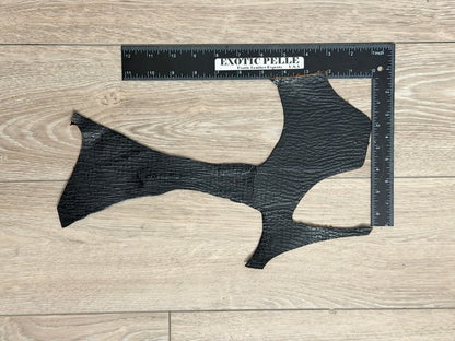 Black Satin Genuine Shark Leather product photo 2