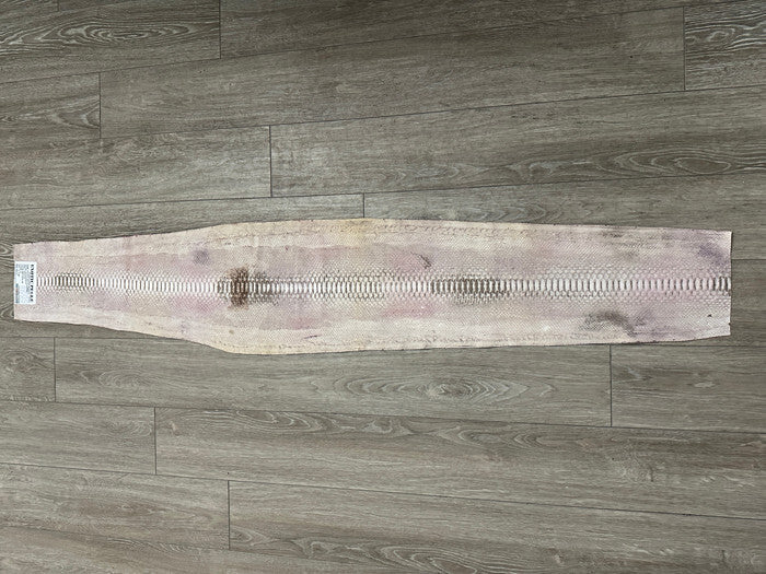 Big Multicolor Python Suede Nubuck Genuine Leather real hide snake skin 308