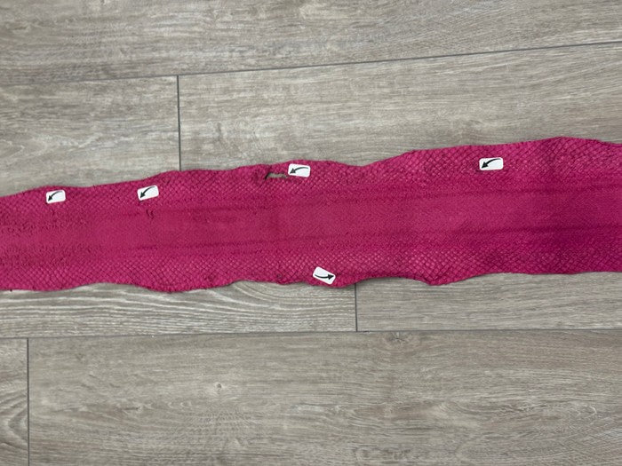 Pink Natural Pattern Genuine Anaconda Snake Leather 264 product photo 7