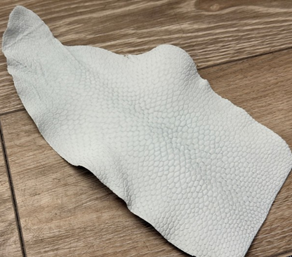 Genuine North American Beaver Tail Leather - White Crust WYSIWYG 184 product photo 1