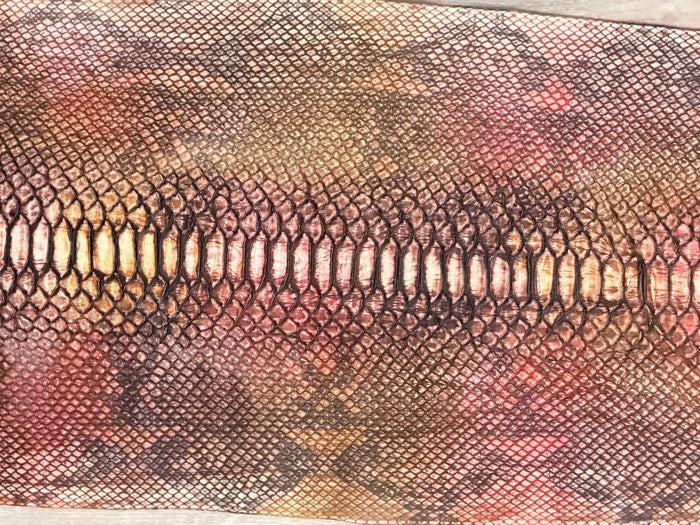 Multicolor Genuine Python Leather 613 product photo 3