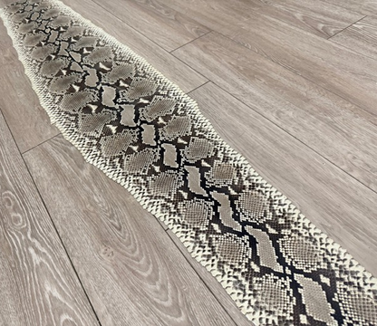 Genuine Reticulated Python Leather - Natural Glossy WYSIWYG 687 product photo 1