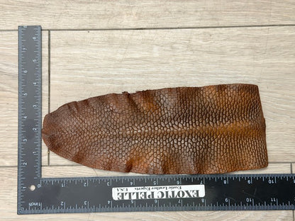 Genuine Beaver Tail Leather - Brown Marbled Satin WYSIWYG 202 product photo 2