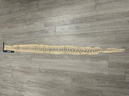 Sand Natural Genuine Anaconda Snake skin Leather hide python real boa rattle 381