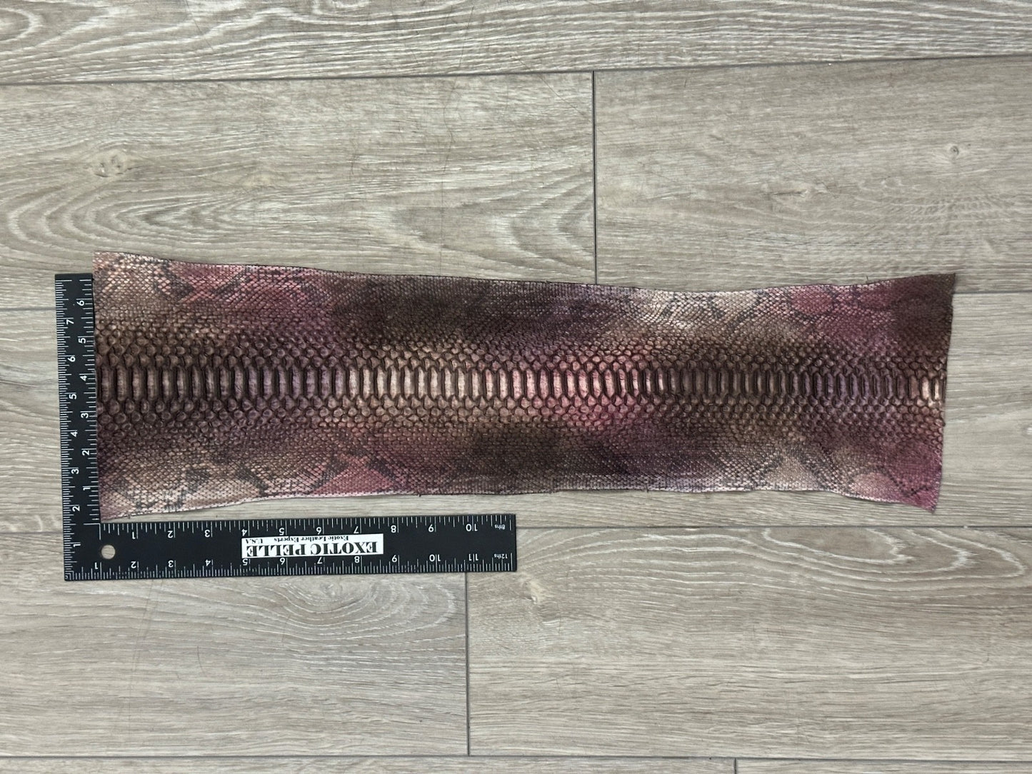 Multicolor Piece Genuine Python Snakeskin Leather real hide snake skin Rattle 06