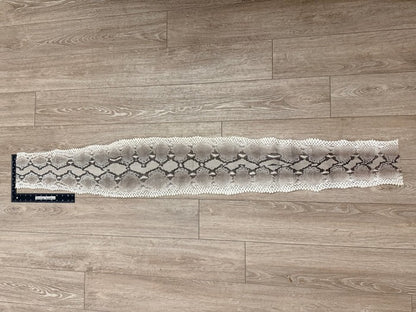 Natural Genuine Python Snakeskin Leather real hide snake skin remnant Rattle 346