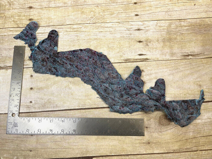 Cotton Candy Pirarucu Hide Genuine Skin Arapaimia Gigas Scrap Fish Leather 199