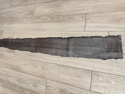 Taupe Gray Gray Brown Glossy Genuine Anaconda Snake Leather 505 product photo 3