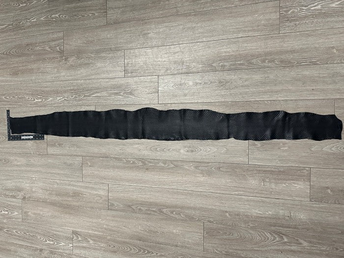 Black Satin Genuine Anaconda Leather product photo 2