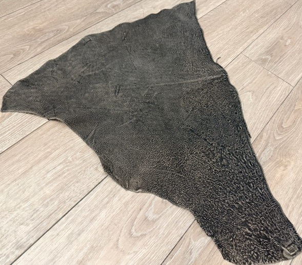Gray Safari Genuine African Cape Buffalo Leather 117 product photo 1
