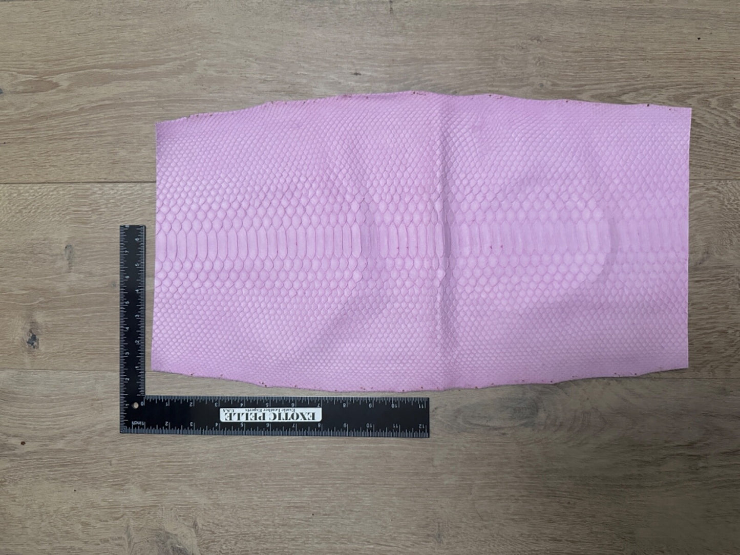 Pink Piece Genuine Python Snakeskin Leather real hide snake skin Rattle Boa 410