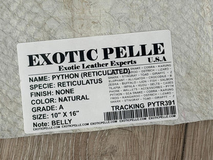 Natural Genuine Python Leather PYTR391 product photo 3