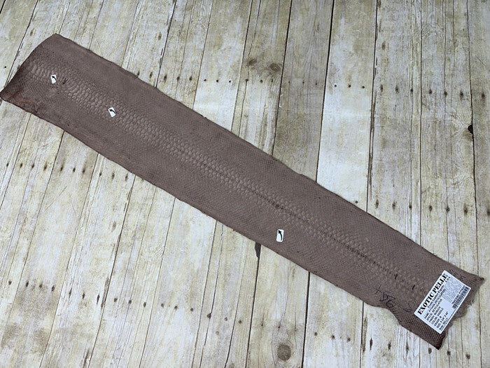 Saddle Big Genuine Python Snakeskin Leather real hide snake skin Rattle Boa 247