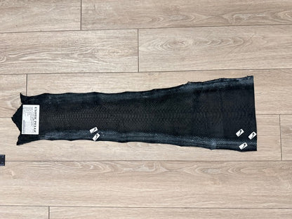 Black Satin Genuine Python Leather PYTR518 product photo 3