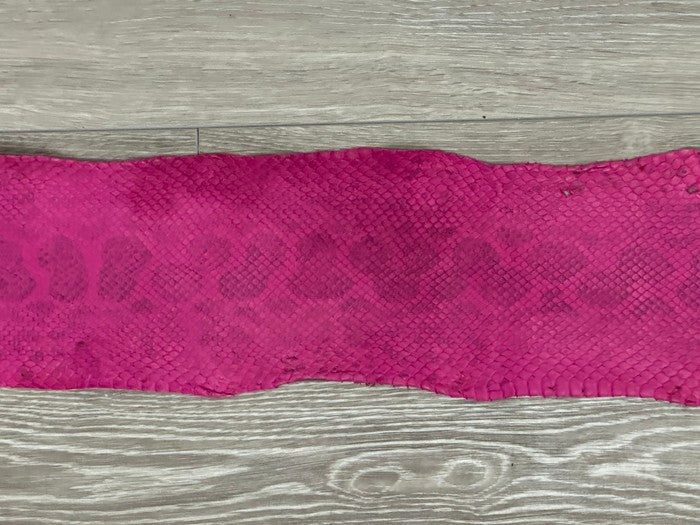 Pink Natural Pattern Genuine Anaconda Snake Leather 264 product photo 4