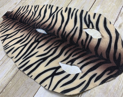 TIGER JUMBO Genuine Stingray Hide Skin Taxidermy Sting Ray Leather Shagreen 796