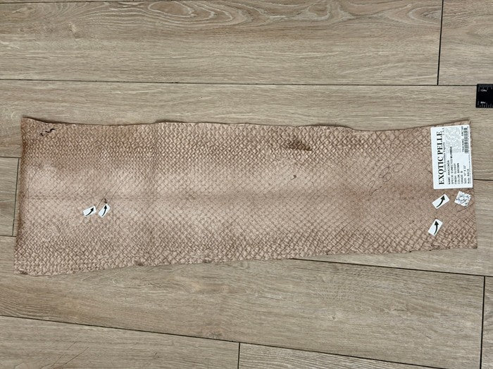 Brown Glossy Genuine Anaconda Leather ANC540 product photo 3