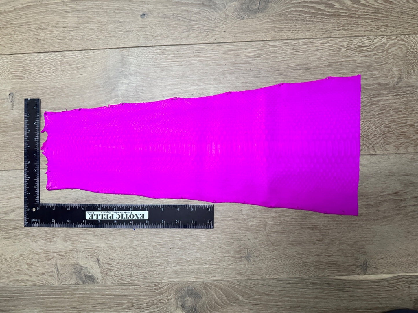 Pink Genuine Python Piece Snakeskin Leather real hide snake skin Ratle Boa 392