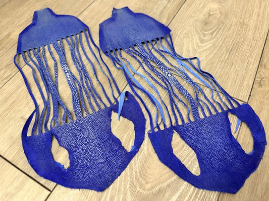 Genuine Stingray Fish Leather Scraps 155 product photo 1