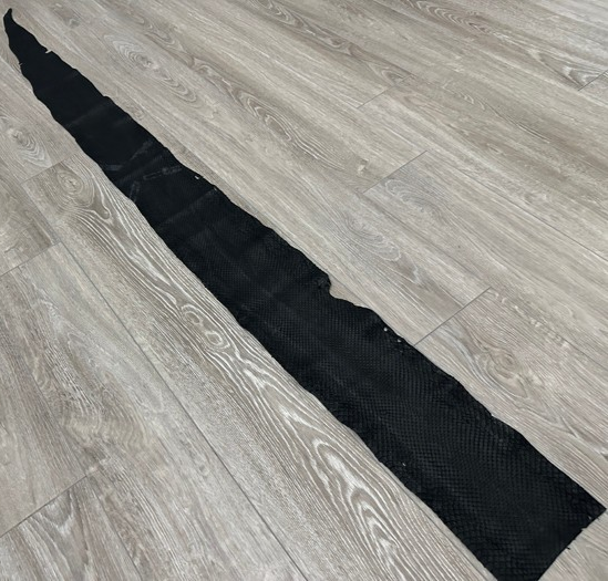 Black Genuine Anaconda Snake Leather 267 product photo 1