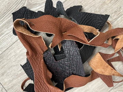 Genuine Shark Scraps Remnant Hide Leather Skin fish salmon remnants Scrap 22