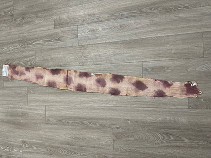 Multicolor Genuine Anaconda Leather real hide snake skin python boa rattle 273