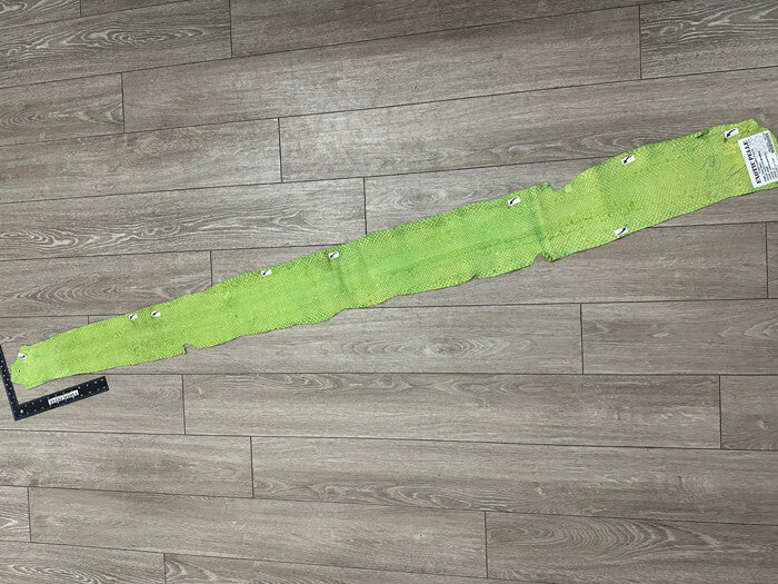 Green nat Genuine Anaconda Snakeskin Leather real hide snake skin python boa 259