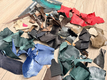 Assorted Genuine Lizard Leather Scraps 109 product photo 4