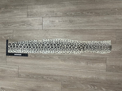 Natural Genuine Anaconda Snake skin Leather hide python real boa rattle 352