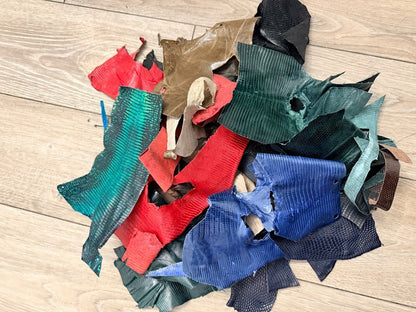 Assorted Genuine Lizard Leather Scraps 109 product photo 5
