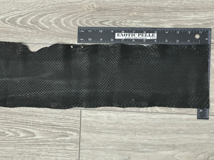 Black Genuine Anaconda Snake Leather 267 product photo 3