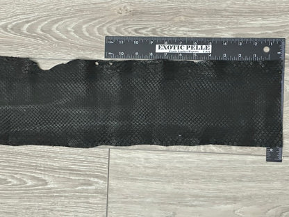 Black Genuine Anaconda Snake Leather 267 product photo 3