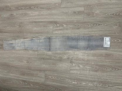 Grey Blue Genuine Anaconda Leather real hide snake skin python boa Rattle 272