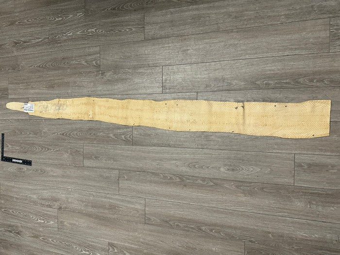 Sand Natural Pattern Genuine Anaconda Snake Leather 382 product photo 3