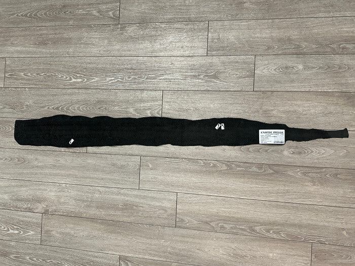 Black Genuine Anaconda Snakeskin Leather real hide snake skin python boa 173