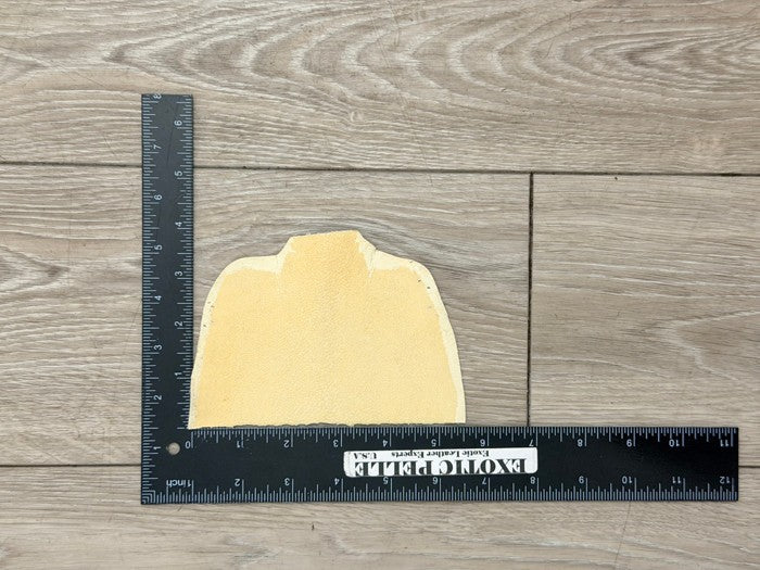 Genuine Stingray Leather - Ivory Sanded Piece Fish WYSIWYG 1063 product photo 2