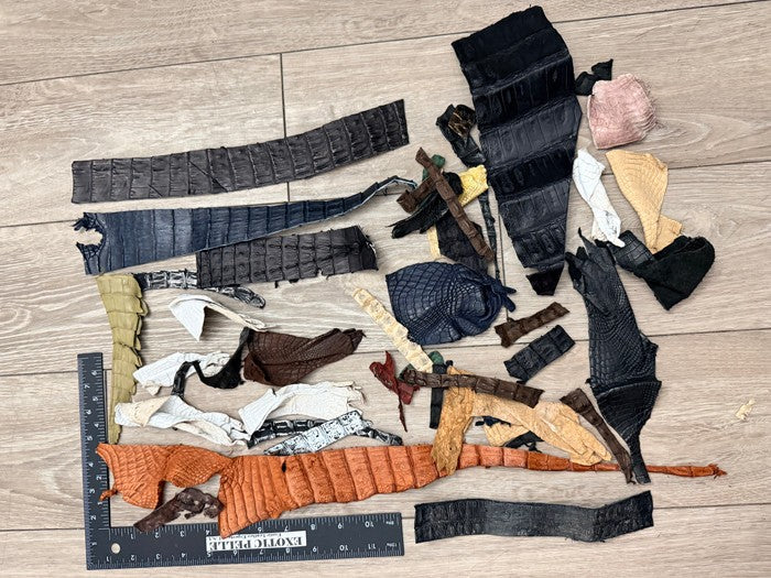 Assorted Assorted Genuine Crocodile Leather Scrap product photo 2