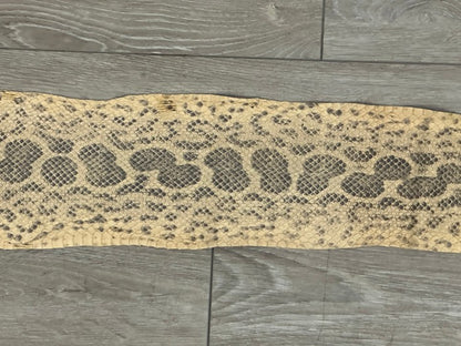 Sand Natural Genuine Anaconda Snake skin Leather hide python real boa rattle 381