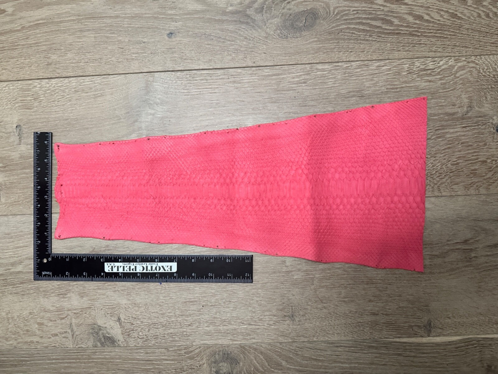 Pink Piece Genuine Python Snakeskin Leather real hide snake skin Ratle Boa 389