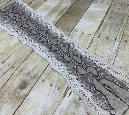 Natural Genuine Python Snakeskin Leather real hide snake skin remnant Rattle 165